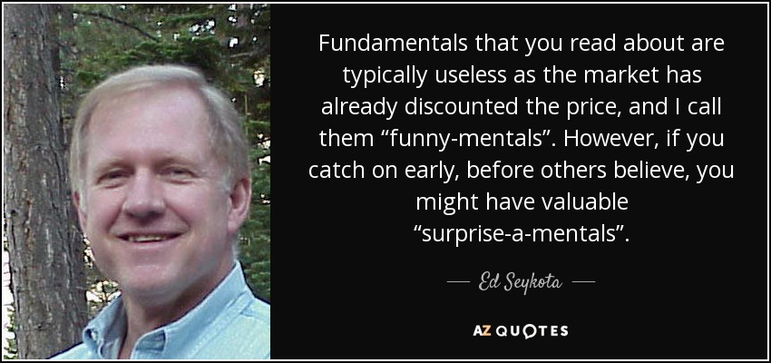 KÃ¡ÂºÂ¿t quÃ¡ÂºÂ£ hÃÂ¬nh Ã¡ÂºÂ£nh cho Ã¢ÂÂFundamentals that you read about are typically useless as the market has already discounted the price, and I call them Ã¢ÂÂfunny-mentalsÃ¢ÂÂ. However, if you catch on early, before others believe, you might have valuable Ã¢ÂÂsurprise-a-mentalsÃ¢ÂÂ.Ã¢ÂÂ'